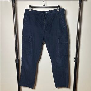 Old Navy Straight Refined Tailored Cargo Pants, 36W 30L